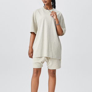 T-shirts d'entraînement écologiques pour femmes coupe ajustée-Séchage rapide respirant à manches courtes Impression de logo personnalisé Épaules tombantes hautes - Product Image 5