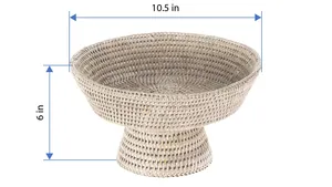 Latest Design Rattan Food Serving <b>Bowls</b> Perfect for Exclusive Quality Dinnerware and Stylish Fruit Display - Product Image 4
