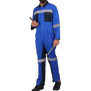 Overol de Trabajo para Hombre, Pantalones de Trabajo con Tirantes, Pantalones con Múltiples Bolsillos, Overol Protector, Uniformes de Seguridad, Algodón - Product Image 3