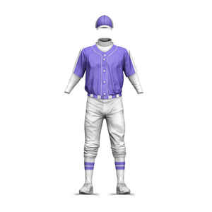 Nouvel arrivage d'uniforme de baseball de l'équipe de jeunes pour les compétitions respirant conception personnalisée motif vierge vêtements de sport vêtements de softball - Product Image 3