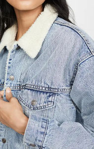 Latest Arrival Top Trending Hot Sale Denim Jackets For Women High Demanding Casual Wear Best Manufacturing Denim Jackets Women - Product Image 6