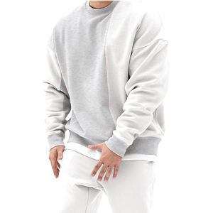 Sudadera con capucha atlética de manga larga con cremallera para hombre, ropa deportiva de algodón 100% para gimnasio al aire libre y deportes para otoño - Product Image 2