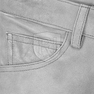Pantalon en cuir pour homme ROMEO INDUSTRY, best-seller, design unique, coupe droite, respirant, écologique, léger, style décontracté - Product Image 5