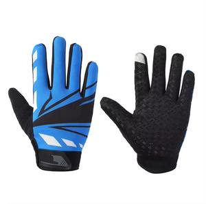 Breathable Adjustable Leather <b>Fingerless</b> Motorbike <b>Gloves</b> Full Finger Motorcycle Cycling Gym Outdoor Sports Rider <b>Gloves</b> - Product Image 1