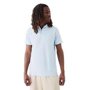 Camisetas Polo para Hombre, 100% Algodón, Cuello con Cierre de 1/4, Estilo Liso, Logotipo Personalizado, Transpirables, Nuevo Color, Superventas, Corte Ajustado, Venta al Por Mayor 2026 - Product Image 1