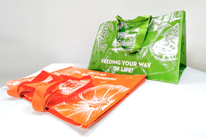 Bolsas no tejidas duraderas al por mayor personalizadas con su logotipo, diseño de dibujos animados grande y simple, perfecto para ir de compras en supermercados - Product Image 2