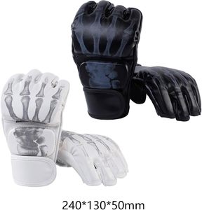 Gants de MMA demi-doigts de haute qualité, nouveau produit du fabricant pour les combats, l'entraînement de boxe, en cuir PU - Product Image 4
