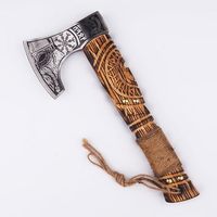 Hache forgée à la main Tomahawk Viking artisans hache charpentier hache Viking Camping haches pour l'extérieur et la survie hache