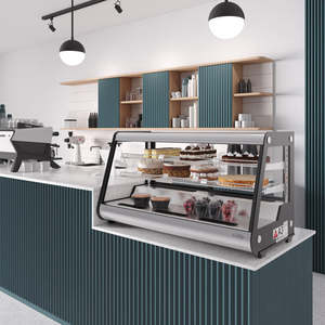 Réfrigérateur de présentation pour boulangerie en acier inoxydable de 48 pouces, 7 pieds cubes Équipement commercial (CDC-7C-SS) - Product Image 4