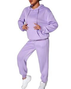 Ropa de calle personalizada, pantalones de chándal vintage, sudaderas transpirables, chándal con hombros caídos, conjunto de 2 piezas, venta al por mayor de invierno - Product Image 1