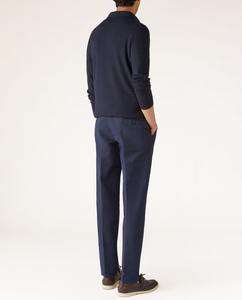 Otoño Oem & Odm estilo Casual Turn-Down Collar de punto Polo camiseta para hombres botón hombres suéter de manga larga prendas de punto - Product Image 3