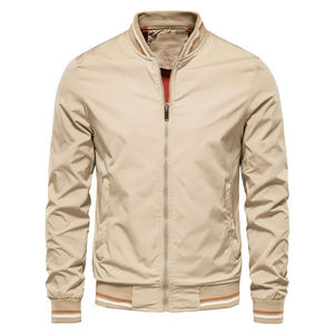 Offre Spéciale Blouson aviateur pour hommes de haute qualité décontracté Slim Fit Design avec Baseball Style Automne Mode - Product Image 4