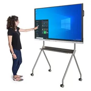 OEM meeting infrared Touch Screen Active Smart Board Interactive Electronic White board magnetic pencil board