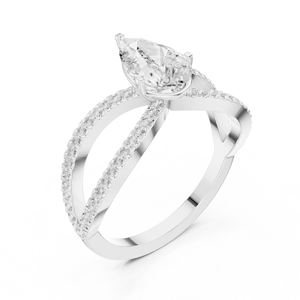 Bague en or lourd 14 carats Collection mariée - Product Image 3