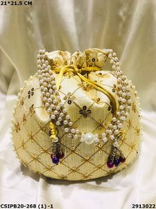 Sac de soirée élégant Potli Batua Sac à main - Product Image 3