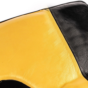 Jaune noir couleur nouveauté cuir PU pour hommes confortable personnalisé fait hommes boxe porter des gardes de l'aine par des industries incroyables - Product Image 6