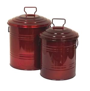 Long sac Style noir martelé Design galvanisé conteneur Durable et élégant organisateur pour la maison cuisine jardin et utilisations extérieures - Product Image 4