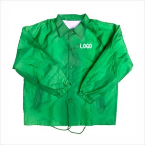 Chaqueta Cortavientos de Nailon con Cuello Alto y Recubrimiento, Precio de Fábrica 2025, Venta Caliente, Logotipo Personalizado para Hombre - Product Image 2