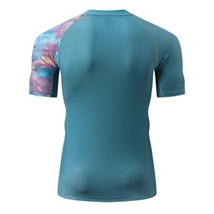 Haute qualité OEM impression personnalisée couleur unie sublimation 100% polyester respirant sec hommes chemise facile parfait porter - Product Image 2