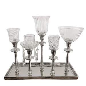 เชิงเทียนเหล็กสำหรับวางกลางโต๊ะสีบรอนซ์แบบแฮนด์เมดเชิงเทียนสำหรับงานแต่งงานพร้อมพิมพ์แบบกำหนดเอง - Product Image 6