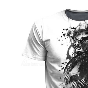 T-shirts personnalisés en sublimation de style streetwear OEM, style personnalisé, haute qualité, nouvelle arrivée, polyester/coton, écologique, respirant - Product Image 3