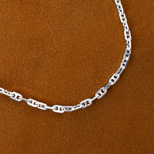 Cadenas de Plata de Ley 925 de Primera Calidad para Hombres y Niños, Chapadas en Oro de 18K y Rodio, Estilo Figaro, Estilo Religioso, con Perla como Piedra Principal - Product Image 3