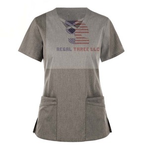 Uniforme de hospital personalizado al por mayor uniformes de enfermería tops de enfermera - Product Image 4