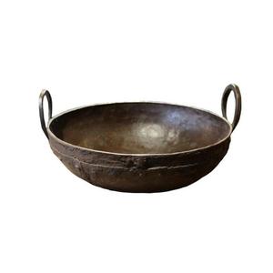 Đúc nhôm lớn kadai quá khổ bát với xử lý kim loại thủ công mỹ nghệ rỉ sét miễn phí kim loại lửa trại bát lửa hố và kadai vườn cung cấp - Product Image 6