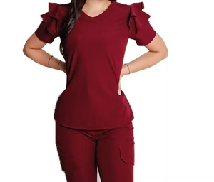 Personalizado médico enfermería Jogger Scrub enfermería Hospital uniforme mujer Top Scrub traje Scrub uniformes conjuntos médicos de moda - Product Image 1