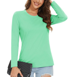 Vente chaude T-shirts Slim Fit Femmes T-Shirts Pull Confortable T-shirts Respirants pour Femmes - Product Image 6