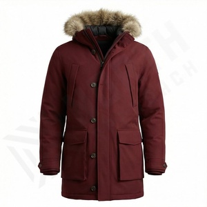 Parka d'hiver pour homme sur mesure, polyester de haute qualité, nouvelle mode, veste réversible chaude et respirante, options de taille plus, vêtements de neige - Product Image 1