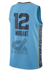 Maillot de basket-ball Memphis 2024-25, haute qualité, logo personnalisé cousu, uniforme d'équipe brodé - Product Image 4