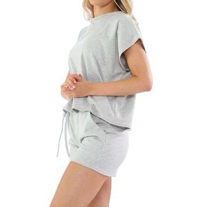 Conjuntos de camiseta y pantalones cortos a juego de dos piezas para mujer, perfectos para trajes de verano, ropa deportiva informal, conjuntos de ropa de algodón para mujer 2026 - Product Image 3