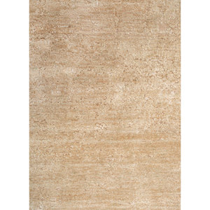 Alfombra Rectangular de Lana y Seda Entropy Ivory, Tejida a Mano, Color Sólido, para Hogar y Auto, Modelos Puzzle y Pasillo-Esh-1522 - Product Image 3