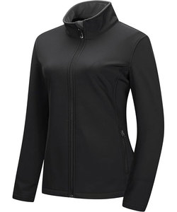 Chaqueta Softshell ligera impermeable cortavientos con forro polar para mujer para correr Golf motociclismo/carreras de automóviles transpirable - Product Image 1