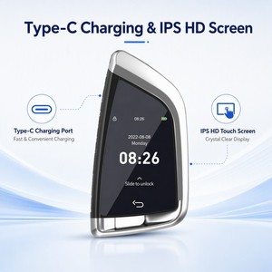 Kaifute CF568 Smart LCD Car Key: Funziona con Apple Find <span class=keywords><strong>My</strong></span>, Localizzatore Auto OBD, Anti-smarrimento, Ingresso Senza Chiave, Touch Screen, 2 Colori - Product Image 4
