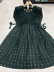 Dernières tendances exclusives de créateur, belle robe de maternité en pur coton imprimé, fabricant de mode pour femme - Product Image 5