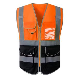 High Quality Autumn Casual Breathable Visibility Safety <b>Work</b> Vests Eco-Friendly Industrial Use Factory Supply Custom Logo - Product Image 1