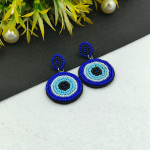 Pendientes de algodón bordados a mano, pendientes personalizados con múltiples cuentas, joyería festiva para mujer al mejor precio, pendientes con cuentas. - Product Image 2