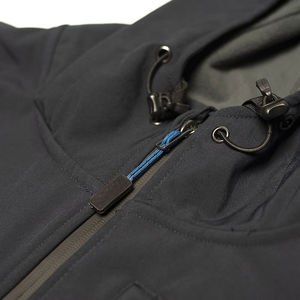 Chaqueta con Capucha de Softshell para Hombre, Recubierta, de Venta Caliente, Informal, para Invierno, Ropa de Calle, Transpirable, con Logotipo Frontal Sólido - Product Image 6