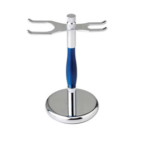 Support de rasage luxueux en métal avec rasoir et porte-brosse disponible au prix de gros - Product Image 6