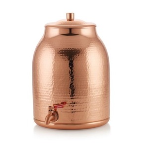 Premium Quality Wholesale Traditional Copper <b>Water</b> <b>Jug</b> 12L, Handcrafted Elegance for Everyday Use, 12L Ayurvedic Copper <b>Jug</b> - Product Image 1