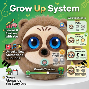 CADOTHY AILA Jouet en peluche interactif parlant AI 4 étapes d'évolution, compagnon d'étude, contrôle via application Wi-Fi - Product Image 5
