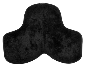 FREEMAX Selles en cuir synthétique noir léger et polyvalent Selles en cuir souple sans arbre de style occidental Équipement pour chevaux par tous les temps - Product Image 3