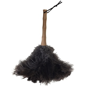 Plumero con plumas de avestruz y mango de bambú 56 cmMSV. - Product Image 1