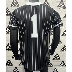 เสื้อเบสบอลเยาวชนแบบซับลิเมชั่น ผ้าโพลีเอสเตอร์ 100% ราคาโรงงาน ปรับแต่งโลโก้ได้ - Product Image 2