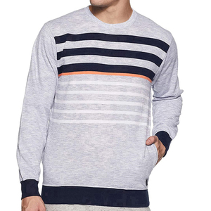 Nouveaux sweats à capuche pour hommes en coton 100% brodé, écologiques, col rond, manches longues - Product Image 2