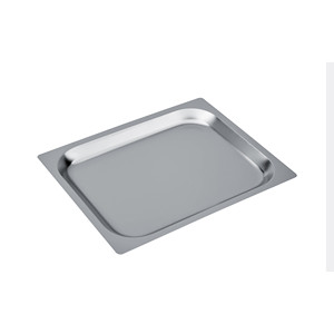 Bandeja para Hornear Inox Macel, Placa de Fondo Plano Alto GN 1/2, Acero Inoxidable, 32.5 x 26.5 cm, Suministros para Restaurantes, Contenedores Gastronorm - Product Image 1