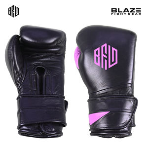 Guantes de boxeo profesionales de cuero para principiantes para entrenamiento al aire libre diseñados para Sparring Fighting Kickboxing - Product Image 3