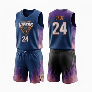 Tenues de basket-ball personnalisées unisexes pour adultes avec nom d'équipe et logos, 100% polyester, impression par sublimation, respirantes, séchage rapide - Product Image 4
